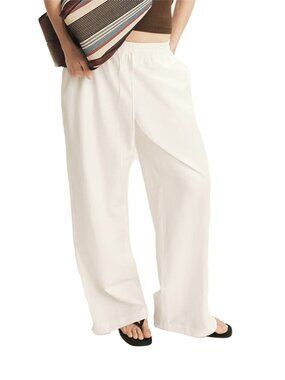 White linen blend pants – XL – NWT